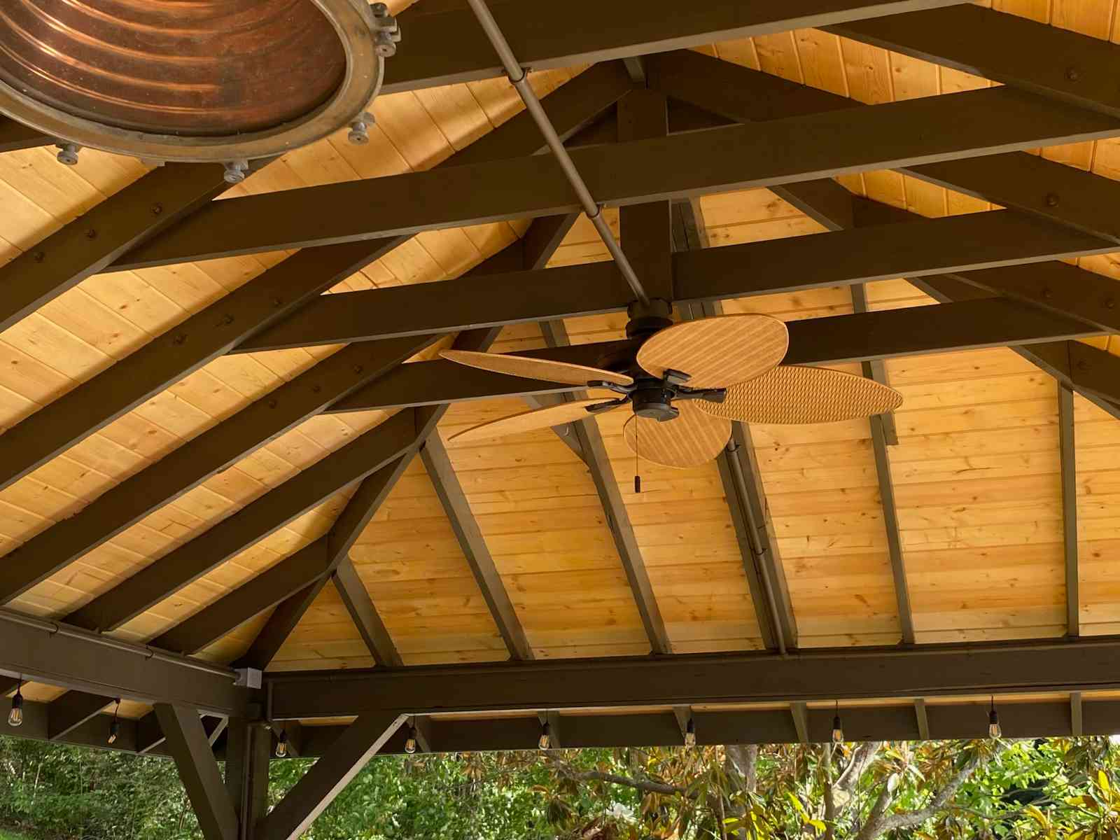 Outdoor gazebo construction